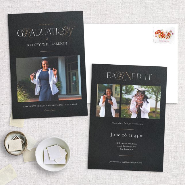 Faire-part Licence en sciences infirmières de la RN Faire-par (Créateur téléchargé)