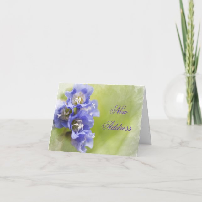 Faire-part Little Purple Flowers (Devant)