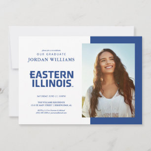 Faire-part Logo du mot-symbole de l'Université Eastern Illino