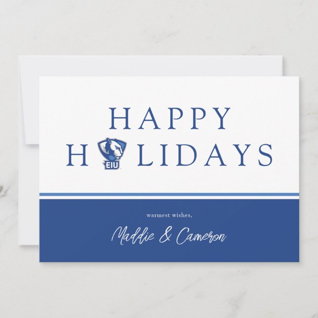 Faire-part Logo Eastern Illinois University Panthers (Devant)