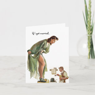 Faire-part LOL Retro fun humor for bff single contre married 