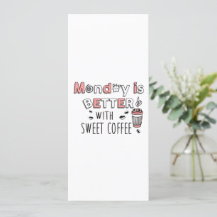 Faire-part Lundi, c'est mieux avec du café sucré