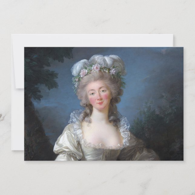 Faire-part Madame du Barry  (Devant)