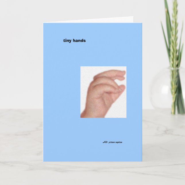 Faire-part Mains minuscules (Devant)