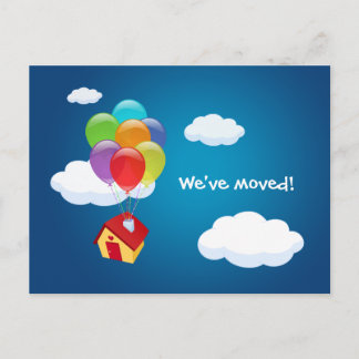 Faire-part Maison Ballon - Carte postale d'annonce de nouvell