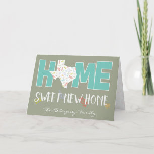 Faire-part Maison turquoise, Nouvelle Maison Douce - Texas