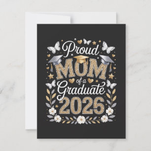 Faire-part Maman fière d'une diplômée de 2026