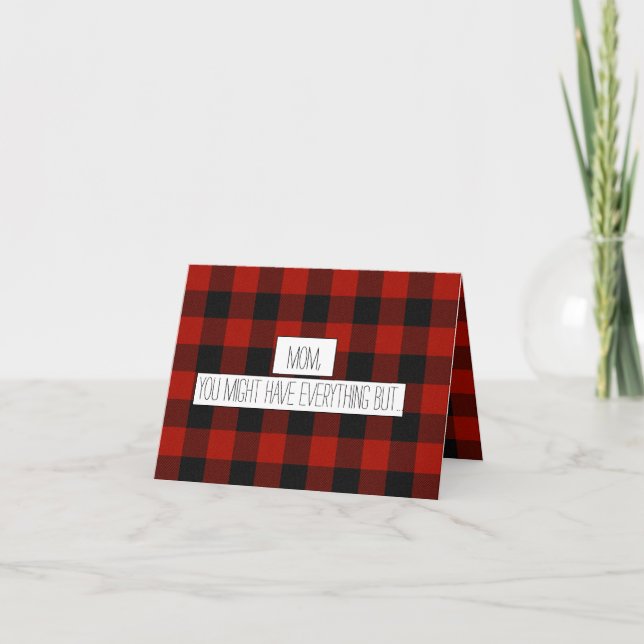 Faire-part Maman Obtenir un grand-enfant Grossesse de Noël (Devant)