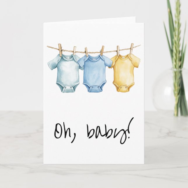 Faire-part Marchandises Elegant Baby (Devant)