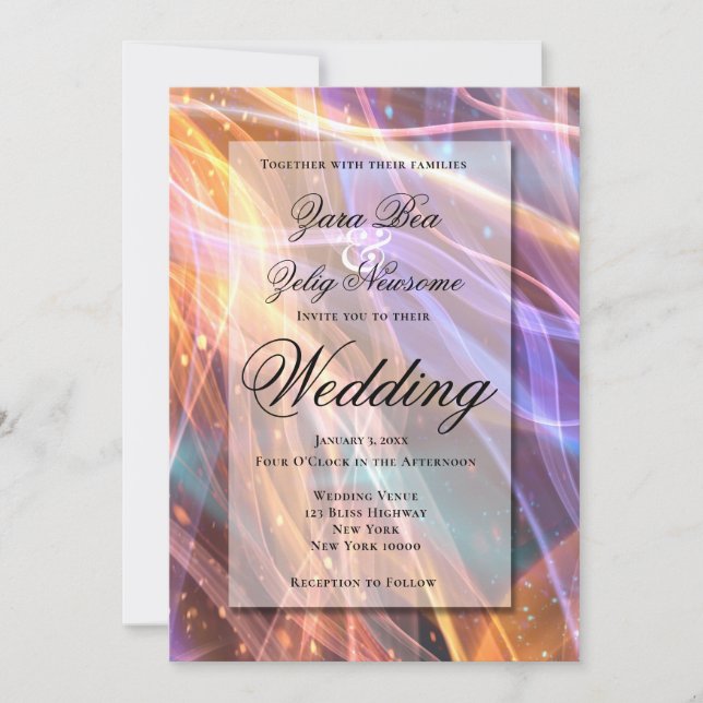 Faire-part Mariage de la fête du Nouvel An (Devant)