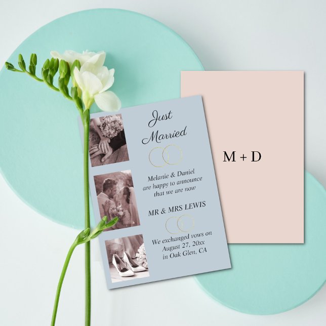 Faire-part Mariage des anneaux minimalistes (Créateur téléchargé)