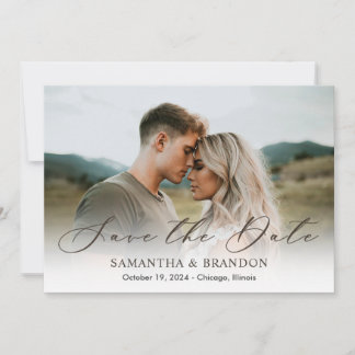 Faire-part mariage Enregistrer la carte Date avec