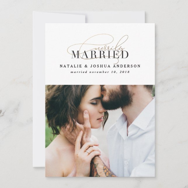 Faire-part mariage marié (Devant)