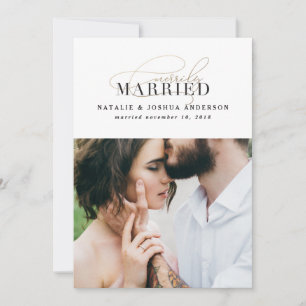 Faire-part mariage marié