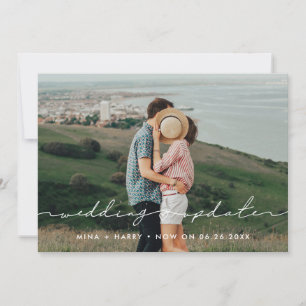 Faire-part Mariage moderne mignon mise à jour photo faire-par