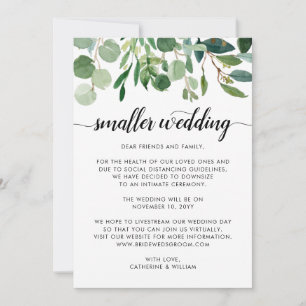 Faire-part Mariage Petit Chic Réduction du Plan Feuillage