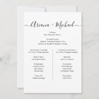 Mariage simple minimaliste noir et blanc sur mesur