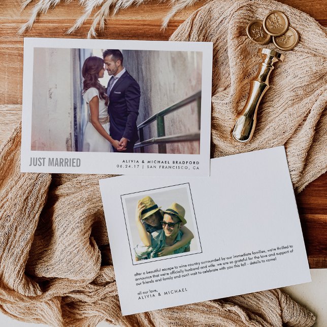 Faire-part Mariés modernes | Annonce de mariage (Créateur téléchargé)