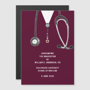 Faire-part Médicale d'études supérieures