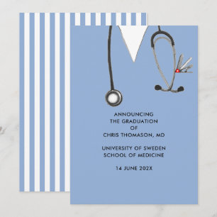 Faire-part Médicale d'études supérieures