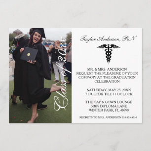 Faire-part Médicale d'obtention du diplôme d'école