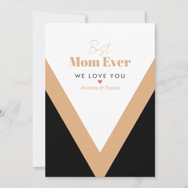 Faire-part Meilleure maman jamais (Devant)