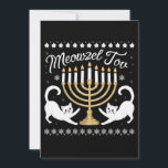 Faire-part Meowzel Tov Drôle Chanukah Hanoukka Douleur moche<br><div class="desc">Meowzel Tov Drôle Chanukah Hanoukka Douleur moche</div>