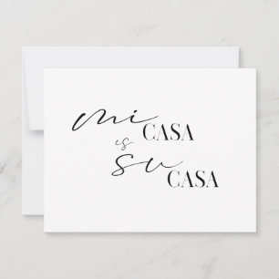 Faire-part Mi Casa Su Casa Nouvelle maison Nous avons déménag