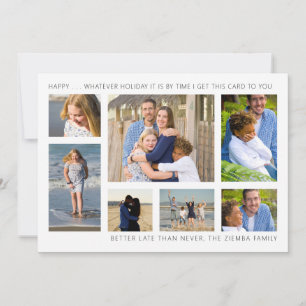 Faire-part Mieux Tard Que Les Nouvel An De Noël N'Ont Jamais