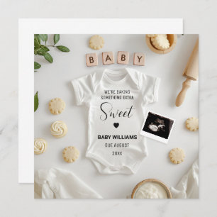 Faire-part minimaliste de grossesse