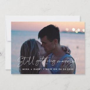 Faire-part Minimaliste Toujours marié mariage mise à jour