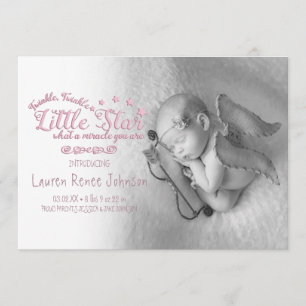Faire-part Miracle Baby, Annonces de naissance