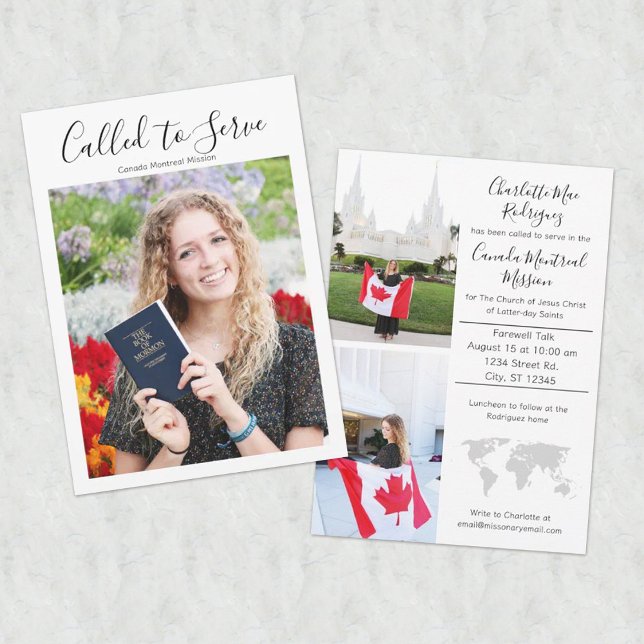 Faire-part missionnaire (Créateur téléchargé)