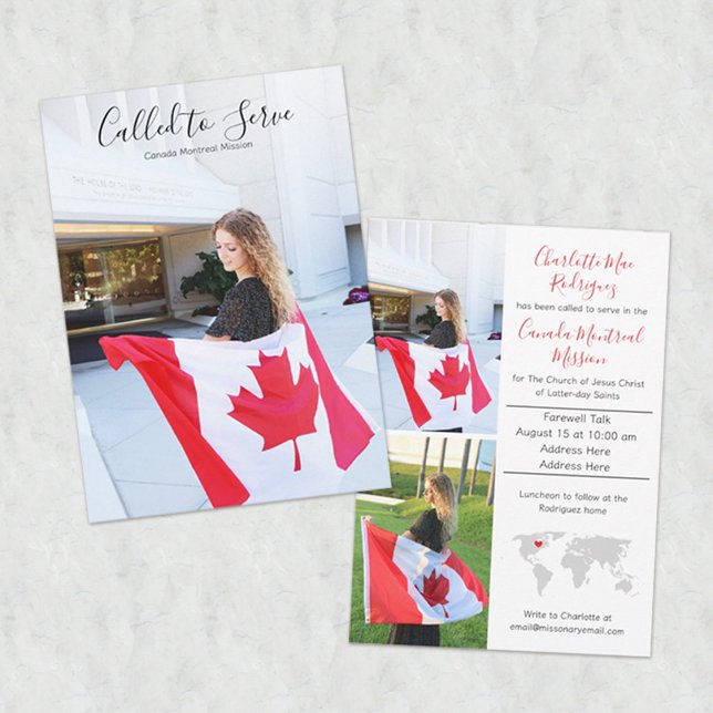 Faire-part missionnaire (Créateur téléchargé)