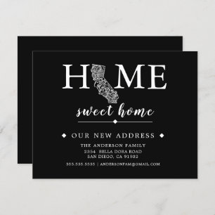 Faire-part mobile CALIFORNIA couleur modifiable