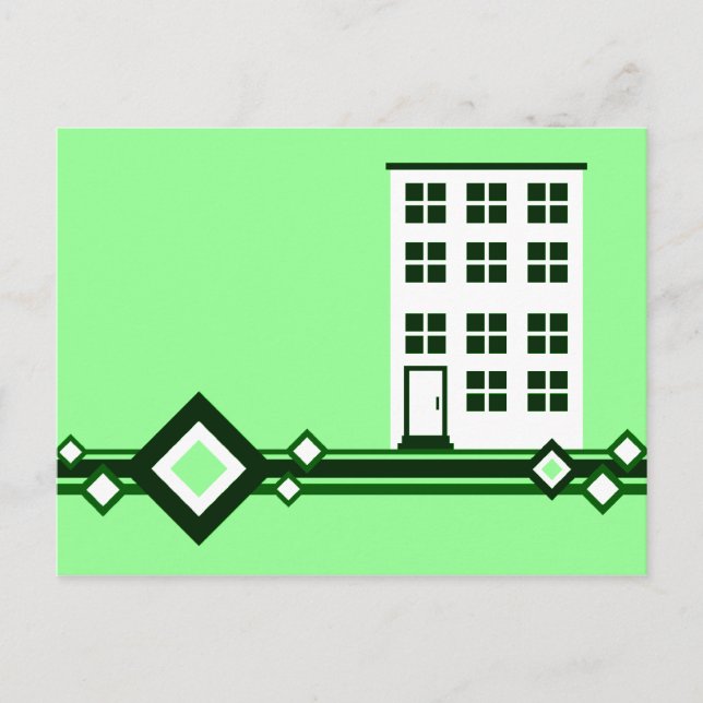 faire-part mobile : diamant condo/entreprise (Devant)