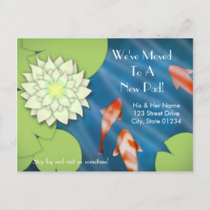 Faire-part mobile heureux de Koi