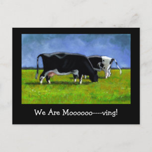 Faire-part mobile : Holstein Vaches : Pastel Art