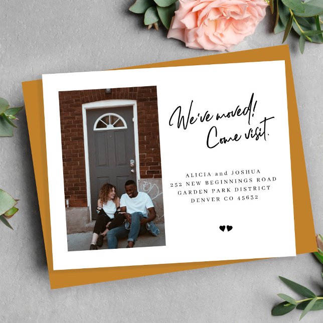 Faire-part mobile moderne photo budget (Créateur téléchargé)