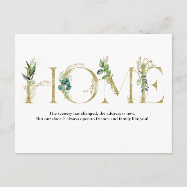 Faire-part mobile nous avons déplacé la carte (Devant)