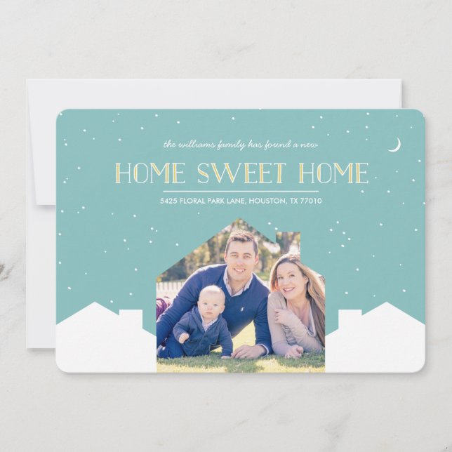 Faire-part mobile sur les toits (Devant)