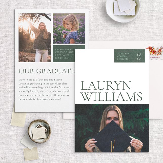 Faire-part Modern Professional Graduation Announcement (Créateur téléchargé)