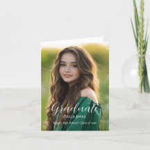 Moderne Calligraphie Photo Graduation