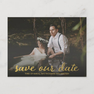 Faire-part Moderne Carte Postale Photo Sauvegardons NOTRE Ren