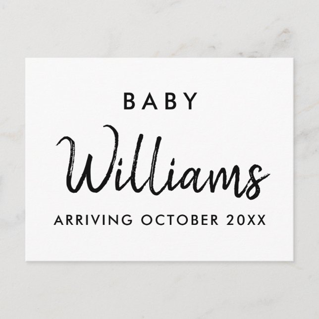 Faire-part moderne de grossesse (Devant)