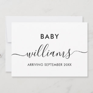 Faire-part moderne de grossesse