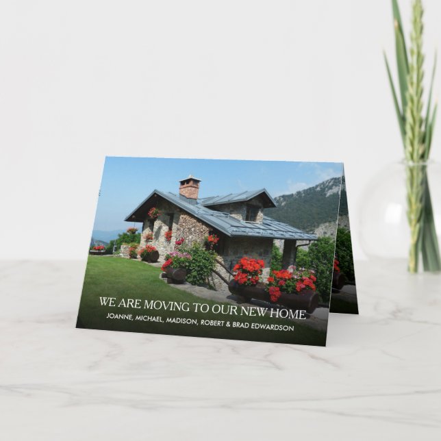 Faire-part Moderne déménagement à New Home photo (Devant)