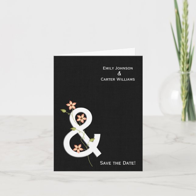 Faire-part Moderne Enregistrer la date (Devant)