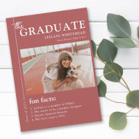 Moderne Graduation Photo Feature & Fun Facts Rouge