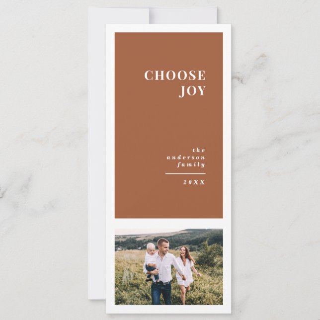 Faire-part Moderne, graphique minima noël multi photo (Devant)